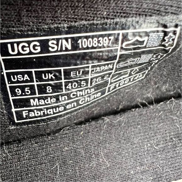 UGG Women's Syleste Canvas Bow Tie Slip On Espadrille Flats Black Size 9.5 - Picture 13 of 13